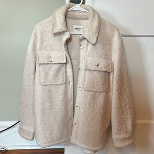 Abercrombie & Fitch Sherpa Shirt Jacket